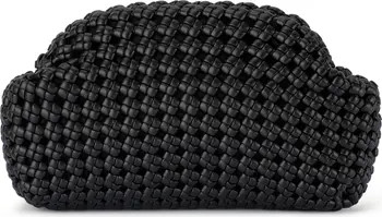 Everly Handwoven Faux Leather Frame Clutch | Nordstrom