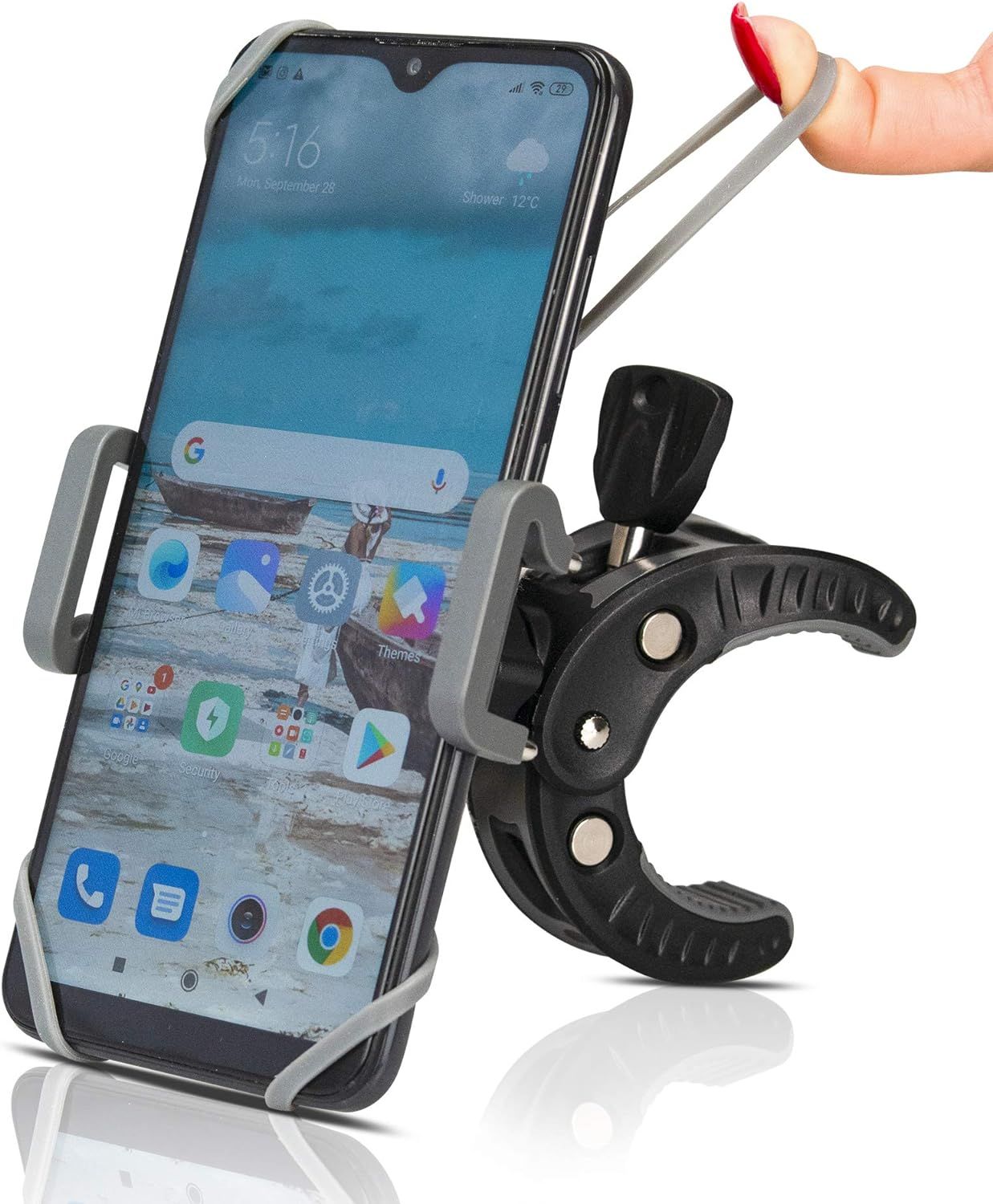 Stroller Phone Holder, Shopping Cart Phone Holder, Golf Cart Phone Holder, Bike Phone Mount, for ... | Amazon (US)