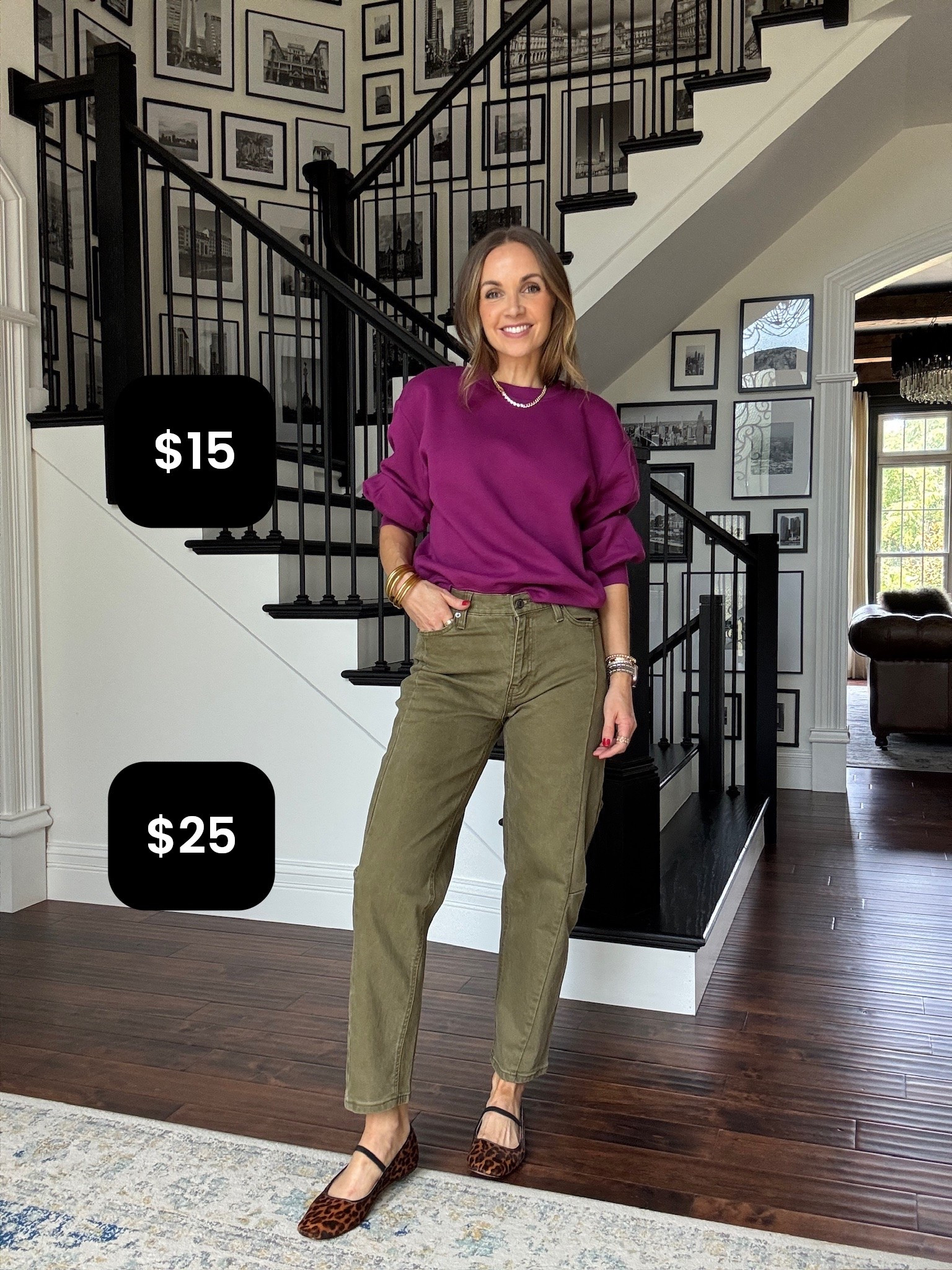 @Walmart basics to carry you into fall! Get your true size- love the baby barrel of these jeans!

#LTKootd #LTKgrwm