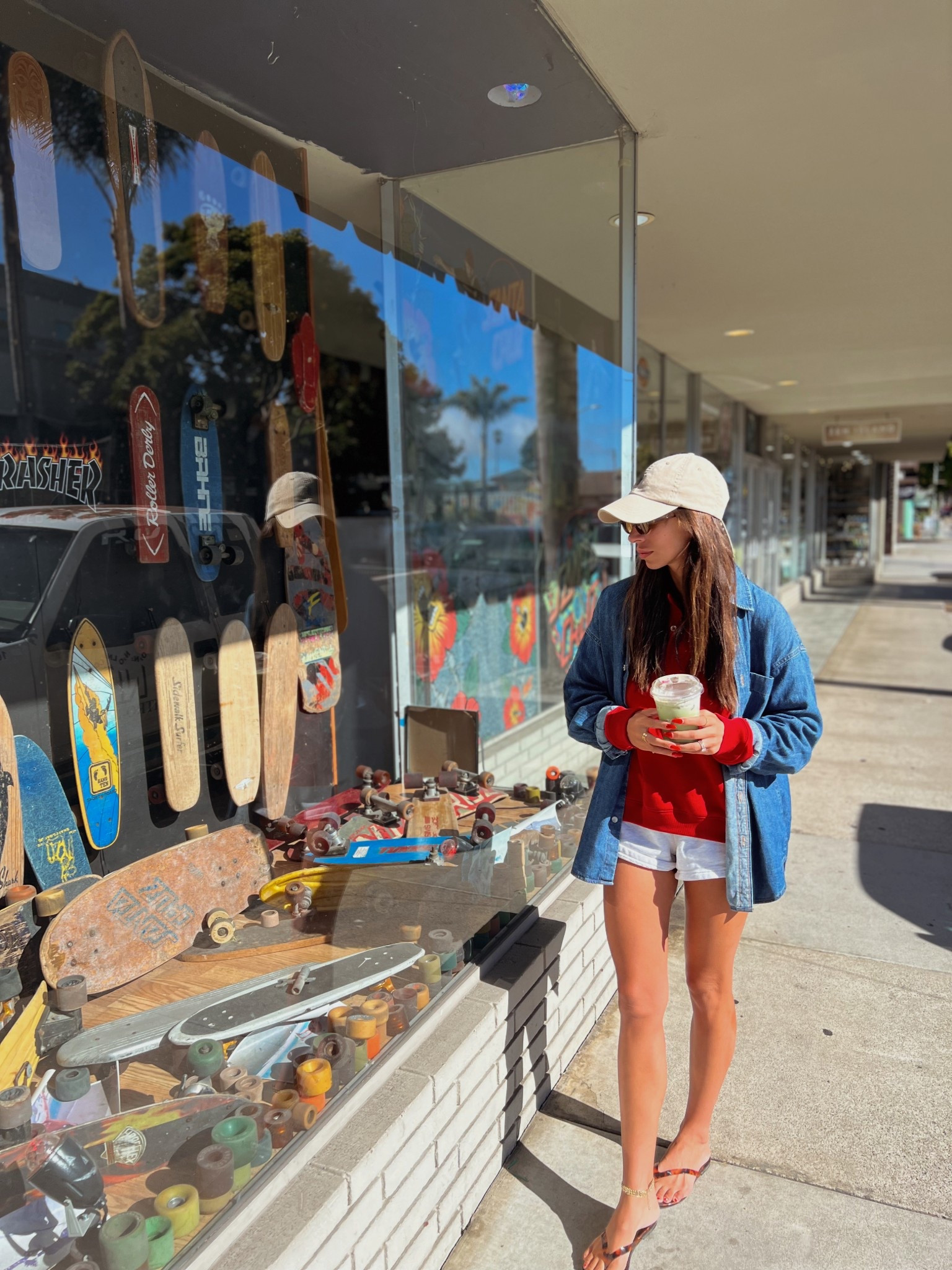 Morning coffee ☕️ date? Say less 
Top/ small runs oversized 
Sweater / L runs smalls 
Shorts / small 
Sandals TTS

#LTKFamily #LTKSeasonal #LTKStyleTip