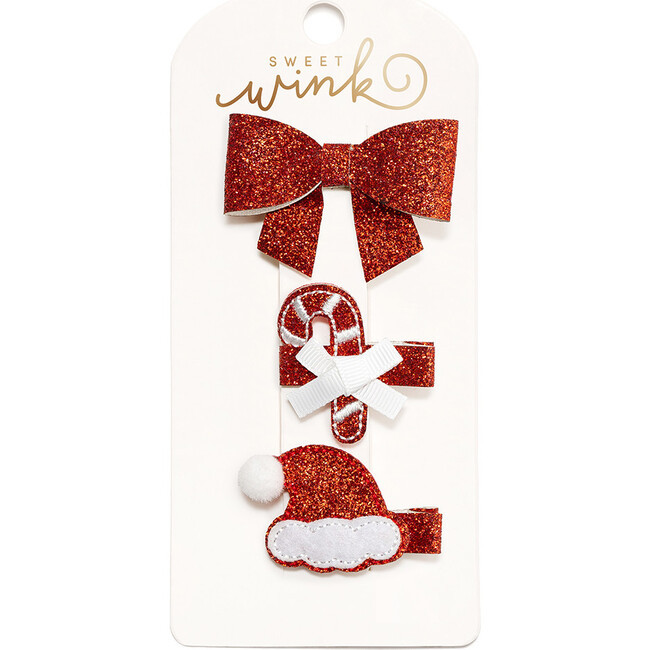 Candy Cane Cutie Christmas Clip Set, Multi | Maisonette