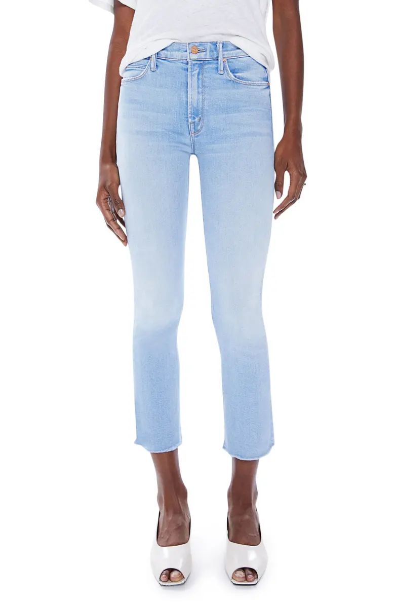 The Dazzler Raw Hem Crop Slim Jeans | Nordstrom
