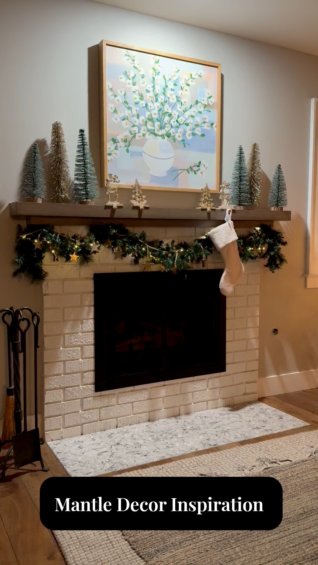 Sharing my mantle decor because I so love creating serene spaces for quiet reflection on the meaning of Christmas in every room of my home. This year I’ve added rustic wooden stars to my garland, as well as bottle brush trees and neutral stocking holders for a rustic, nostalgic costal farmhouse vibe. My exact pieces are sold out so I’m linking similar items just in case this is your vibe.
#LTKHome
#LTKOver40

#LTKSeasonal #LTKHoliday #LTKmomlife
