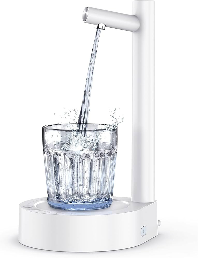 Water Dispenser for 5 Gallon Bottle - Smart Table Water Dispenser with 7 Level Quantitative, Desk... | Amazon (US)