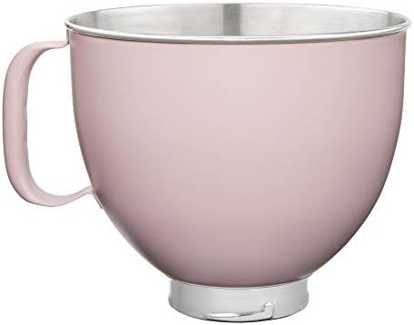 KitchenAid KSM5SSBDR Custom Stand Mixer Bowl, 5 quart, Dried Rose Painted Stainless Steel | Amazon (US)