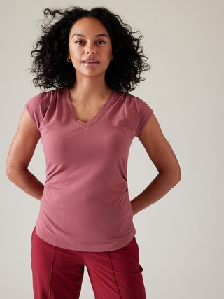 Outbound V Neck Tee | Athleta