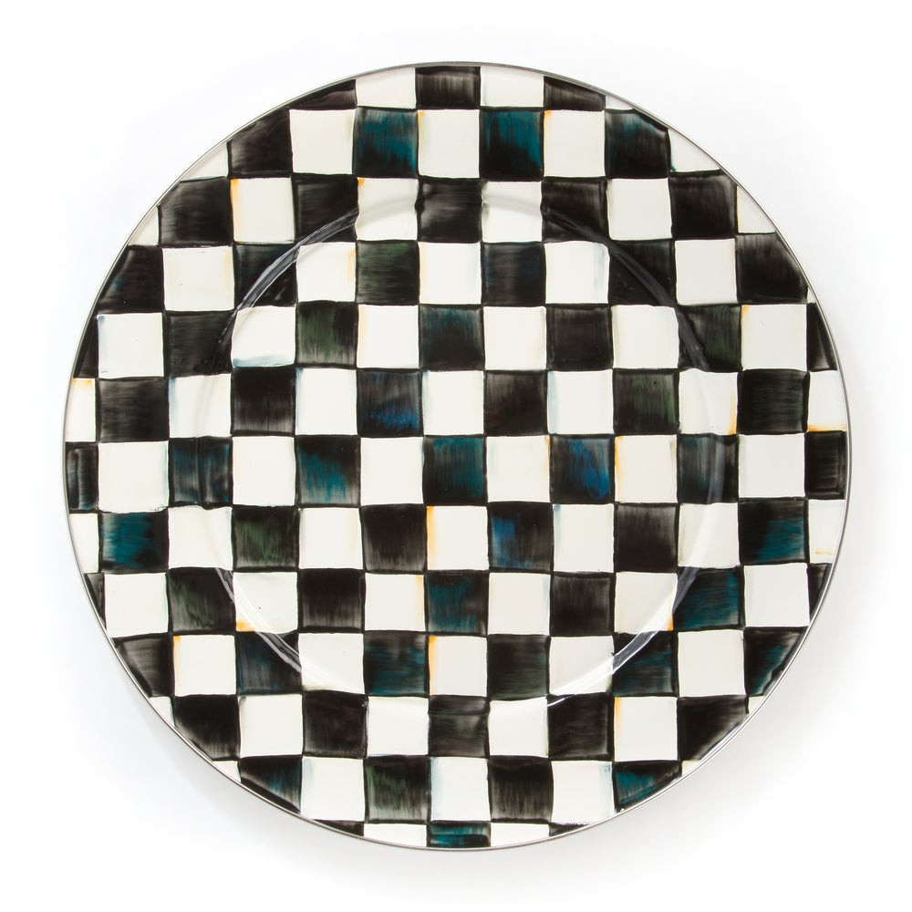 Courtly Check Serving Platter | MacKenzie-Childs