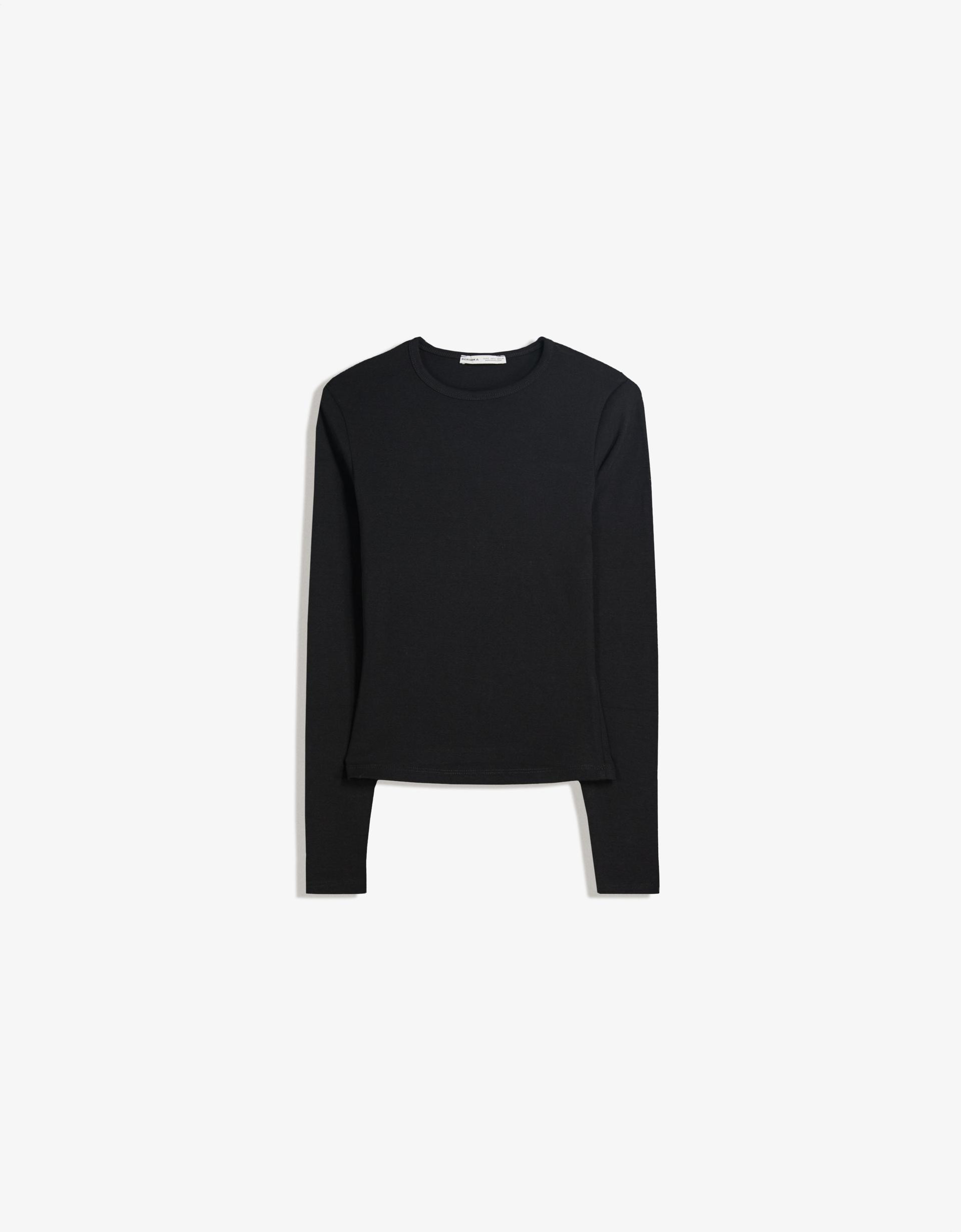 Long sleeve top - T-shirts - Women | Bershka GB