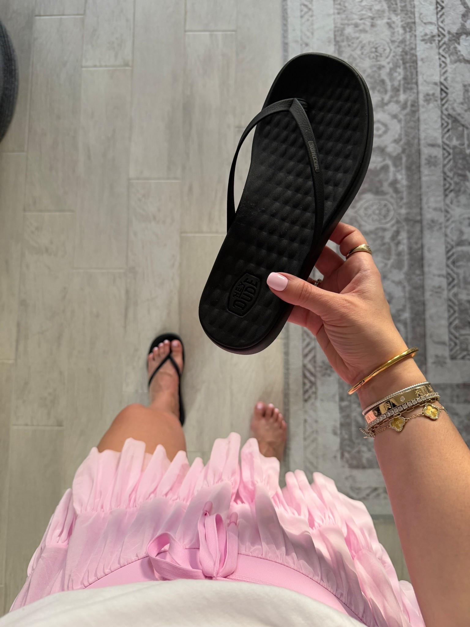 New Heydude flip flops are soo comfy! True to size 