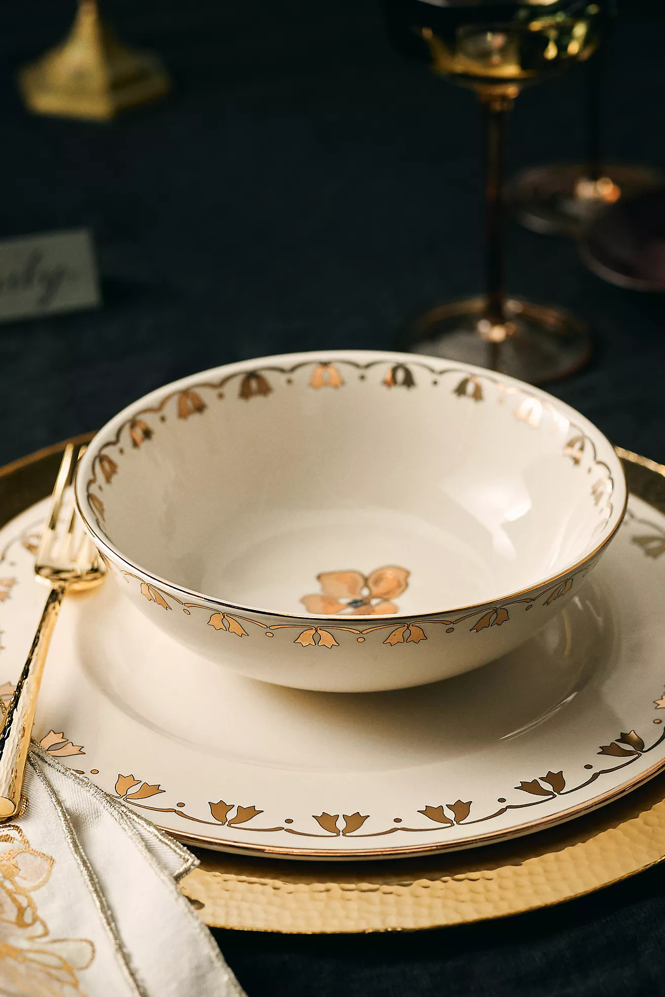 The Met x Anthropologie Stoneware Soup Bowls, Set of 4 | Anthropologie (US)