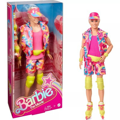 Barbie The Movie Ken Doll  In-Line Skating Outfit Collectible with Visor, Knee Pads & Inline Skat... | Target