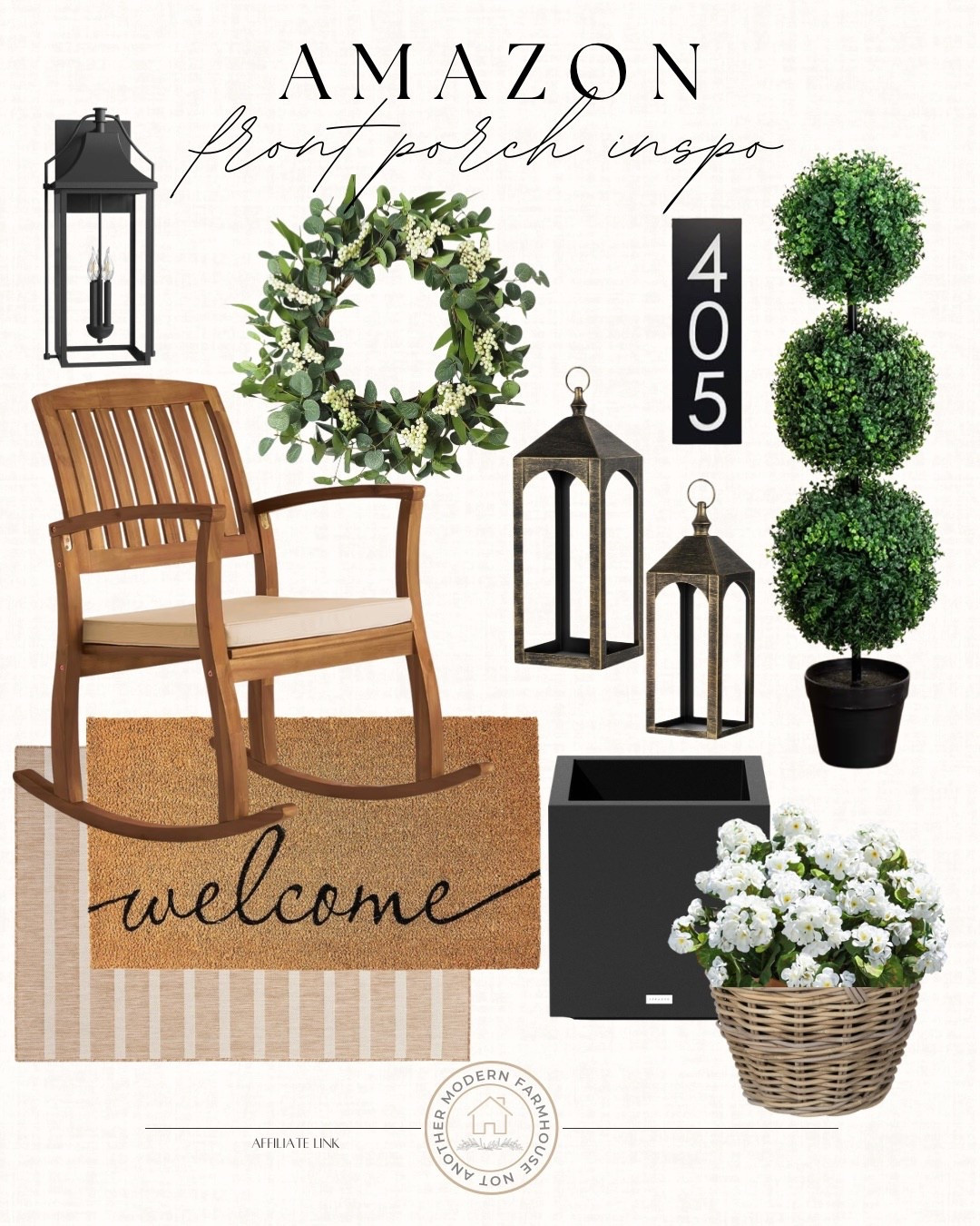 Amazon front porch Inspo ☀️

Amazon patio furniture, outdoor seating set, neutral outdoor decor, patio refresh ideas, , outdoor lantern lighting, string lights patio, outdoor planters, neutral outdoor rug, classic outdoor living design, affordable patio makeover, designer look for less. 

 

#LTKSpringSale #LTKHome #LTKSaleAlert