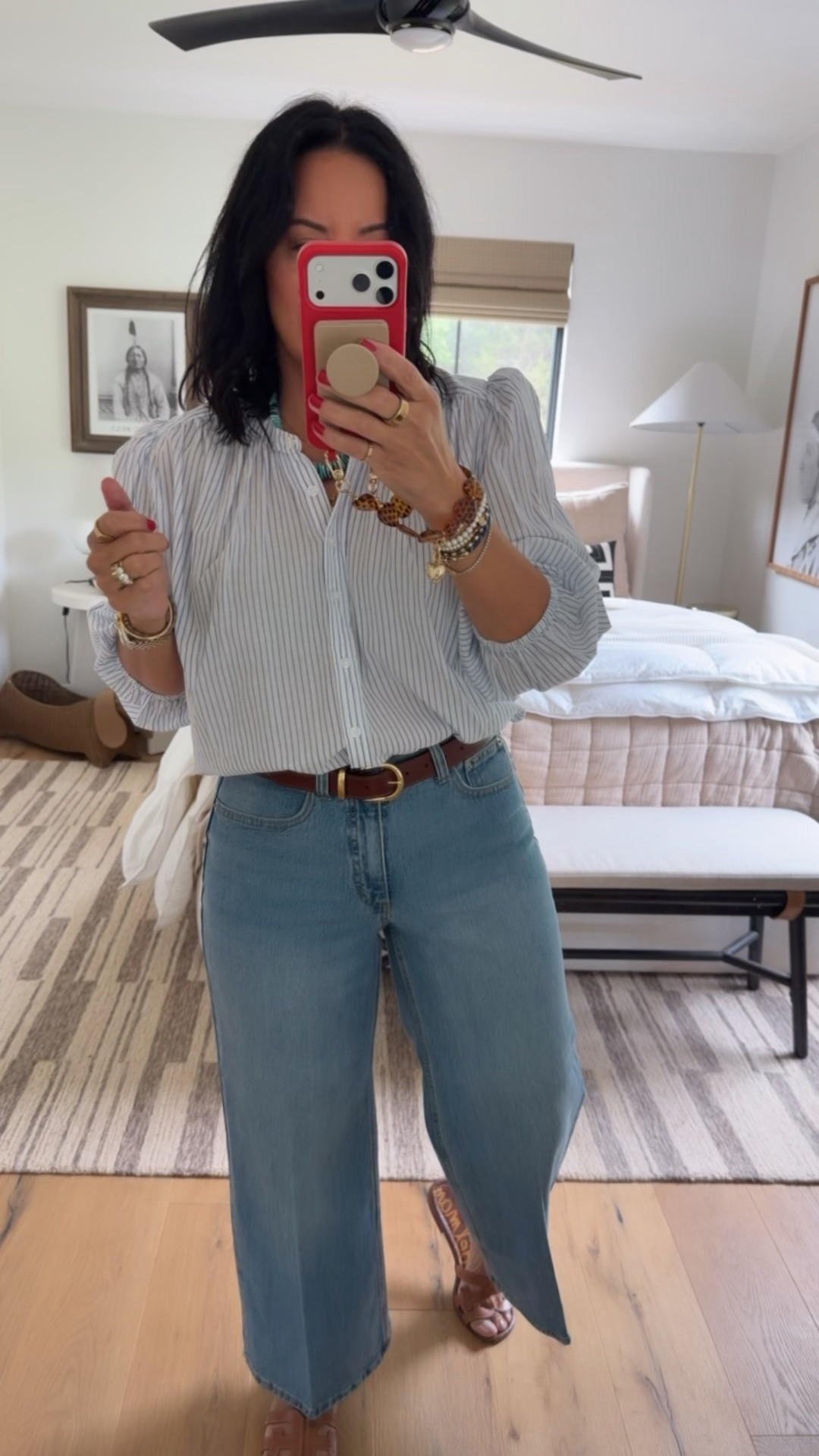 Top size medium, jeans size 8.

These jeans are a must and only $28! 

#LTKMidsize #LTKOver40 #LTKootd