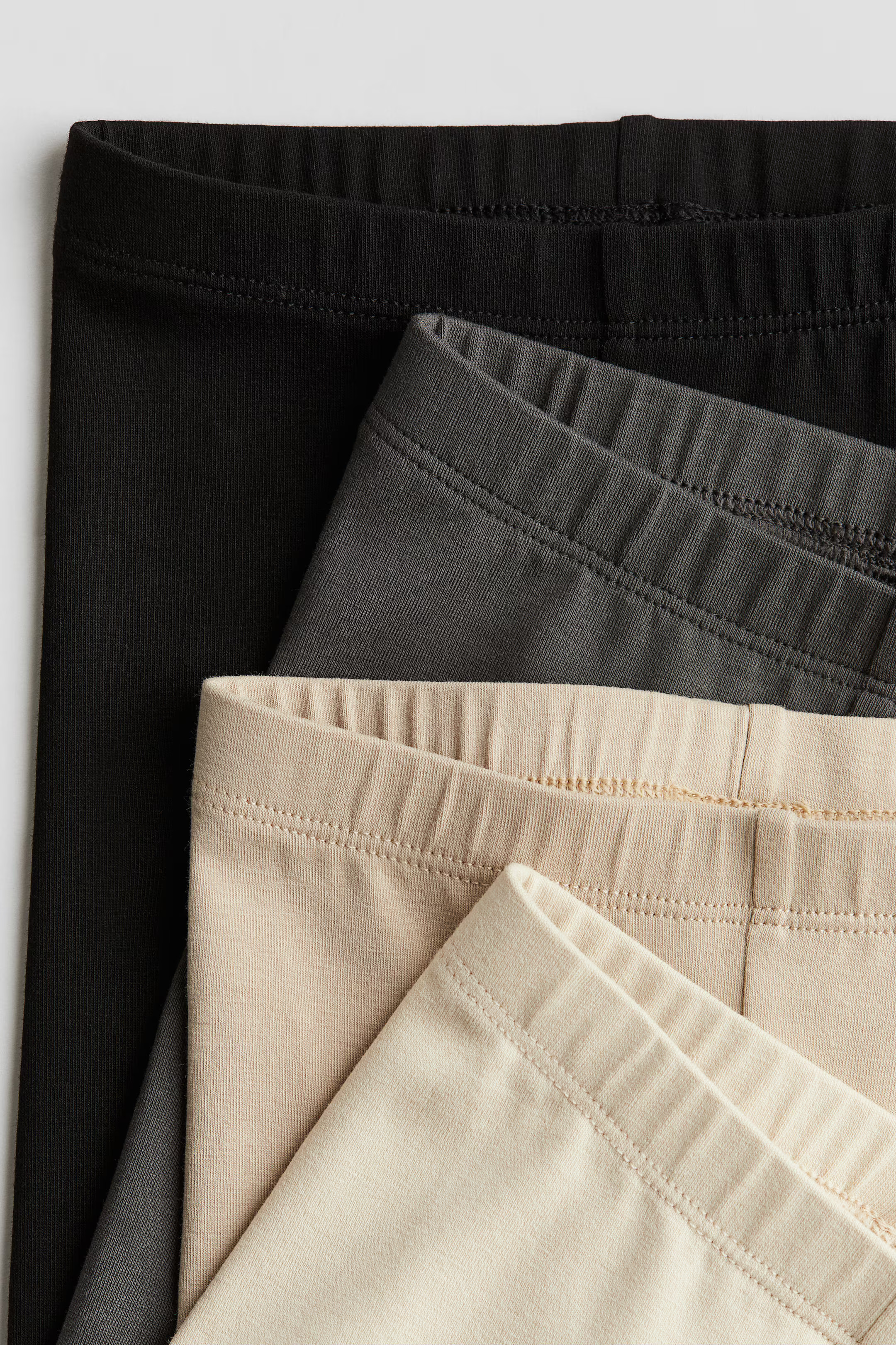 4-pack Cotton Jersey Leggings | H&M (US + CA)