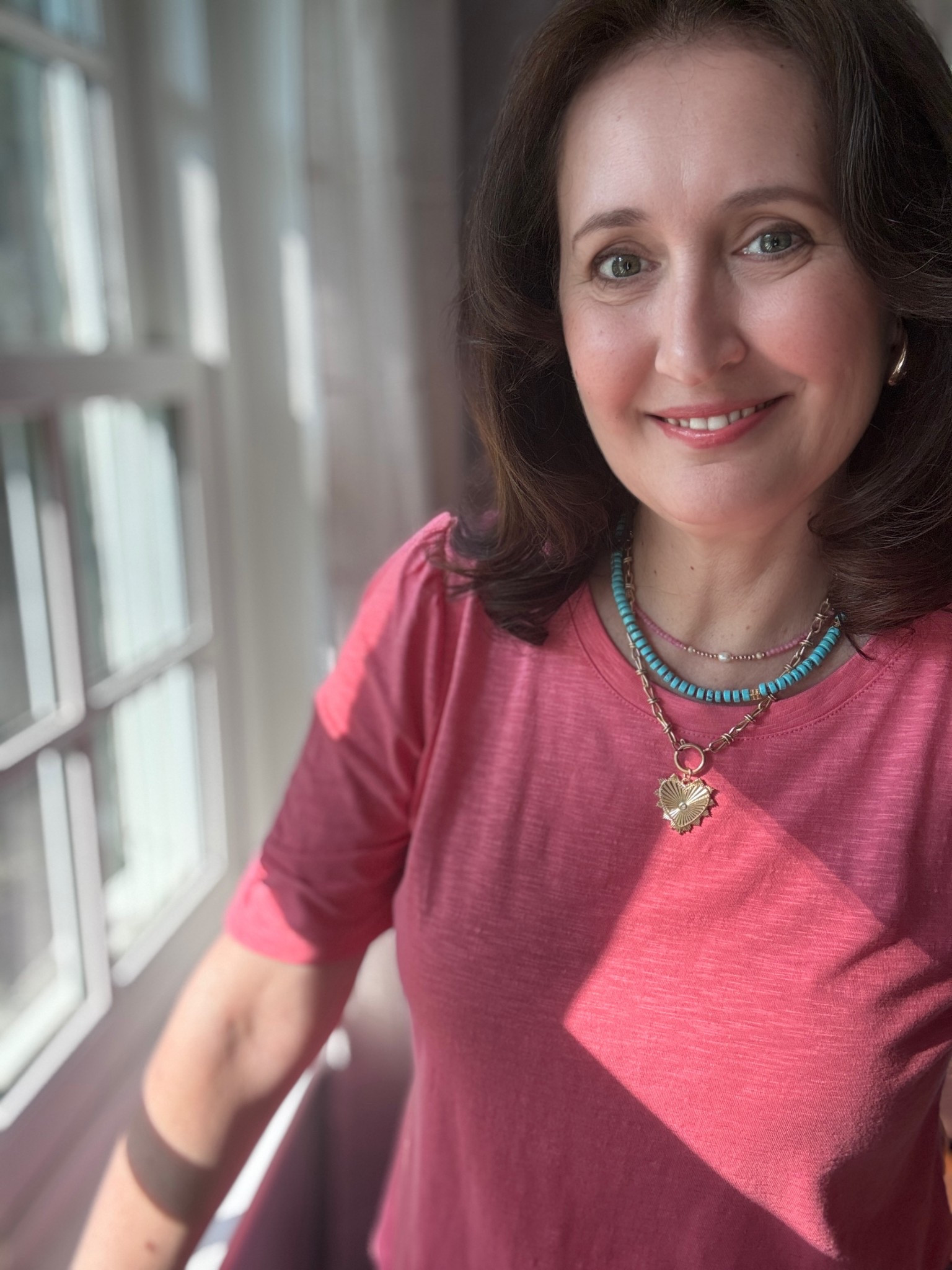 Summer style 
The ruching at the sleeve cuff adds a polished touch to this top. Crafted with a classic crewneck and elbow-length sleeves. Comes in several colors. 
Pretty layering necklaces - Code BF20 for 20% off

#LTKWorkwear #LTKStyleTip #LTKSummerEdit