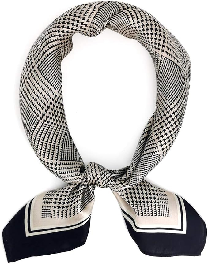 MEISEE Mulberry Silk Scarfs Women Small Square Scarf 21" x 21" Breathable Lightweight Neckerchief... | Amazon (US)