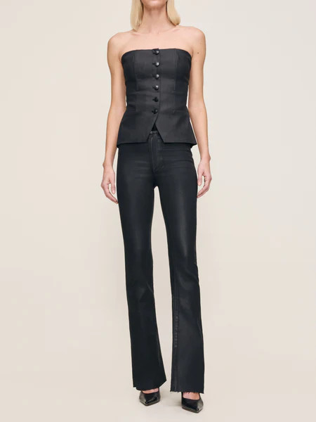 Bridget Boot High Rise Instasculpt™ 33" Jeans | Black Coated | DL 1961 Women