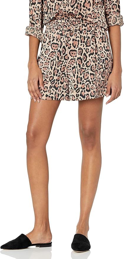 The Drop Women's Eva Loose-fit Stretch Satin Pull-on Shorts | Amazon (UK)