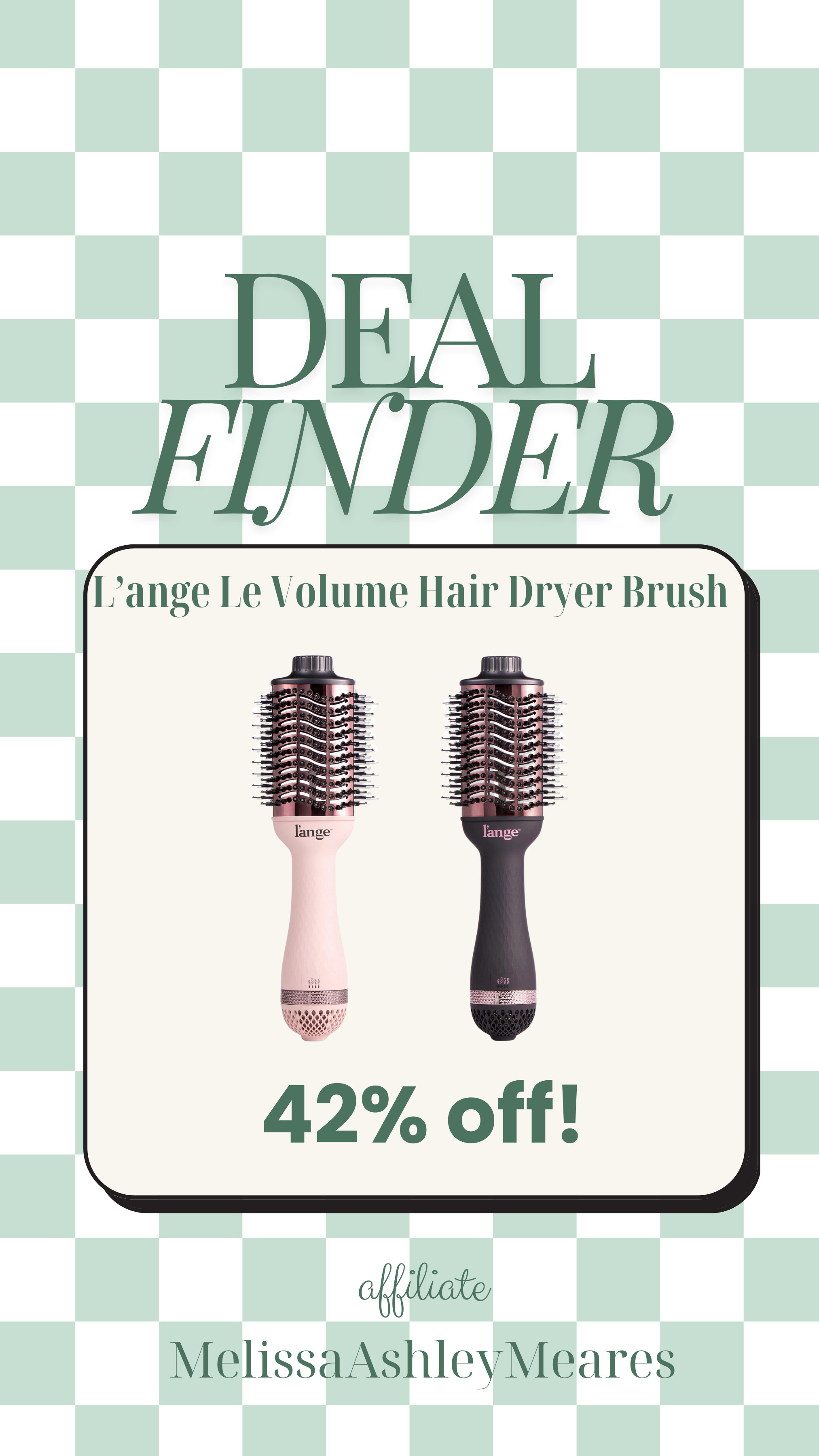 A great deal on cult-favorite L'ange Le Volume Hair Dryer Brush. Available in Blush or Black for almost half price!  

 #LTKSaleAlert #LTKFindsUnder100