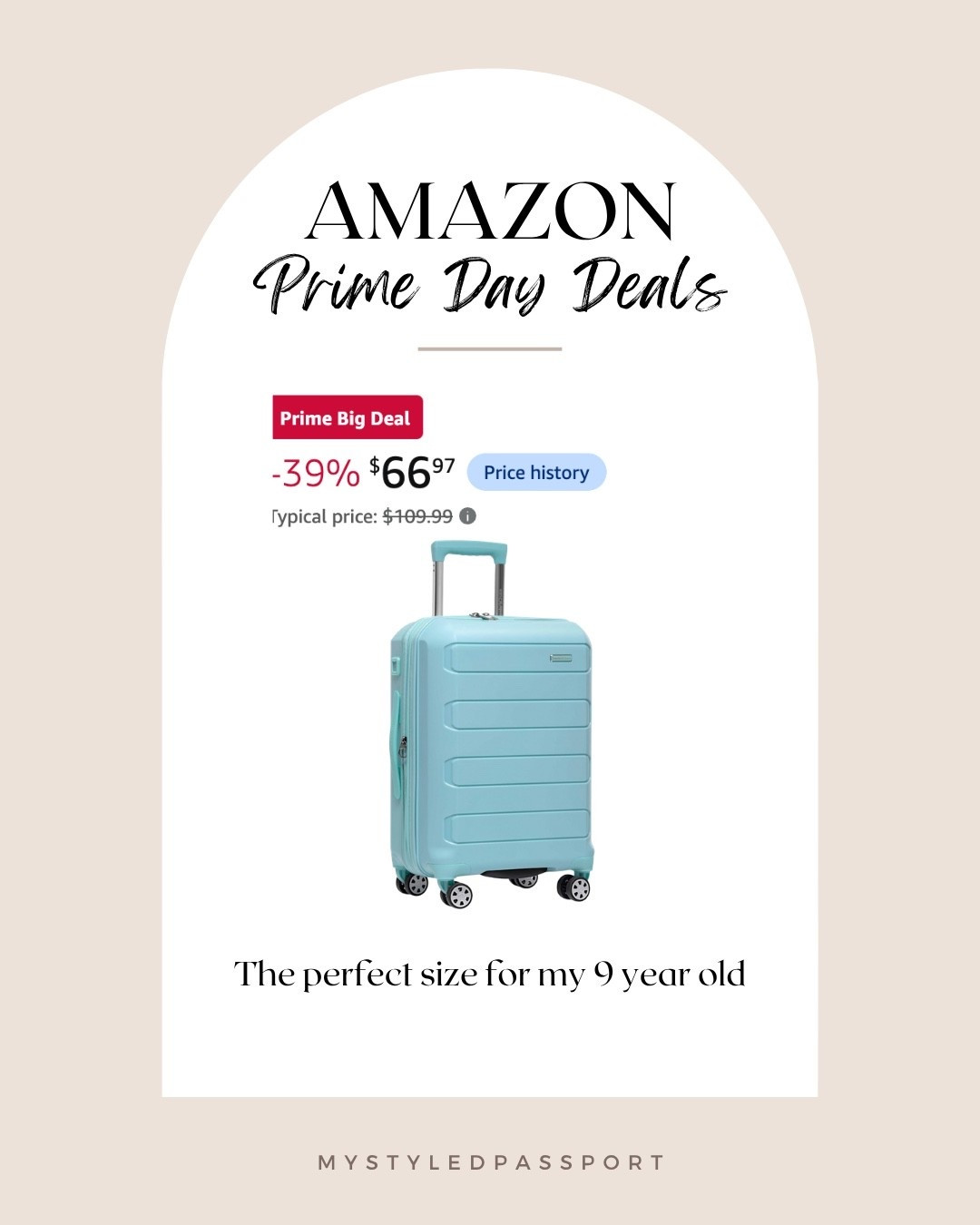 The perfect size for my 9 year old. Lots of colors too! 

#suitcase #travelwithkids #amazonfind