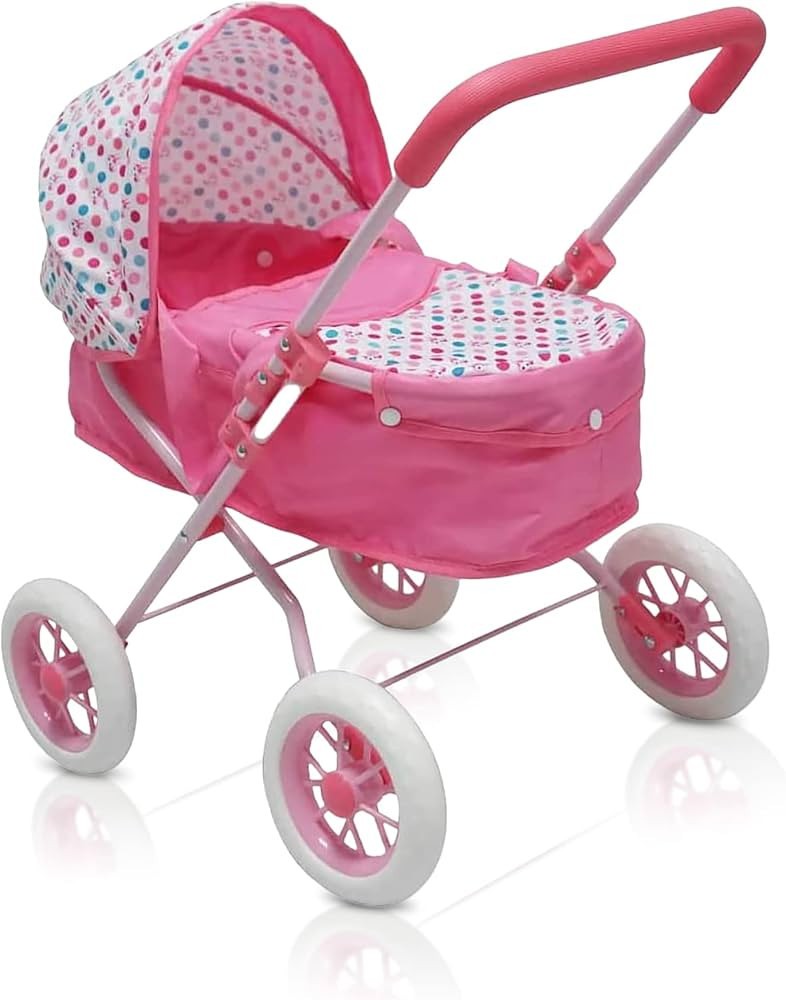 KOOKAMUNGA KIDS Baby Doll Stroller - Realistic 2 in 1 Baby Stroller for Dolls w/Detachable Bassin... | Amazon (US)