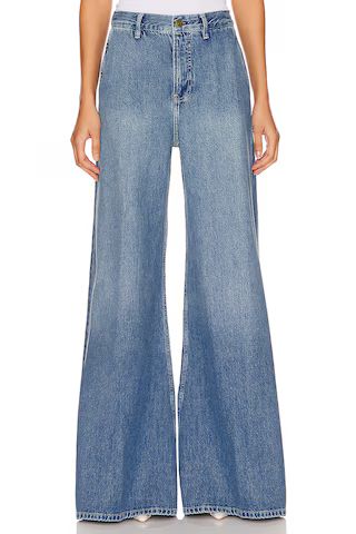 FRAME The Extra Wide Leg in Seraphina from Revolve.com | Revolve Clothing (Global)