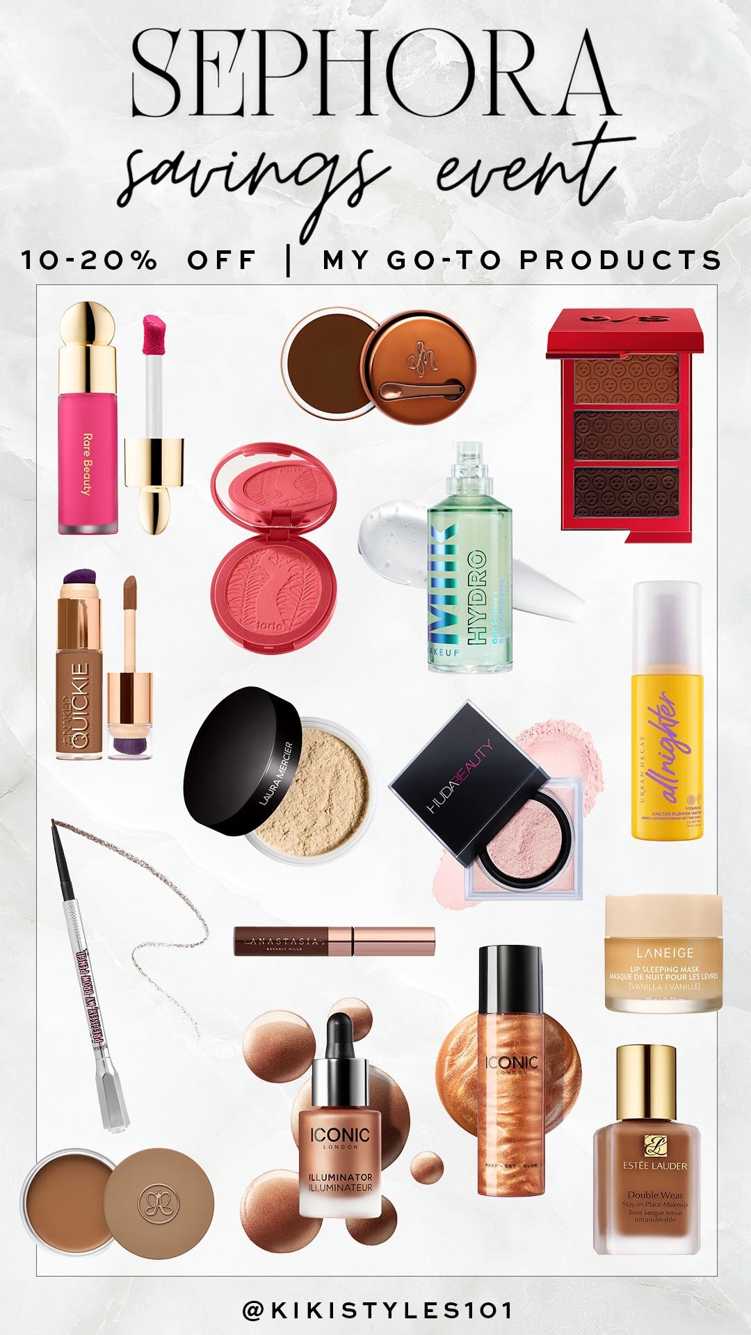 The Sephora Savings Event is here! Save 10-20% depending on your insider status! 

All of my favorite, go-to products are on sale! 

#sephorasale



#LTKSaleAlert #LTKBeauty #LTKFindsUnder100