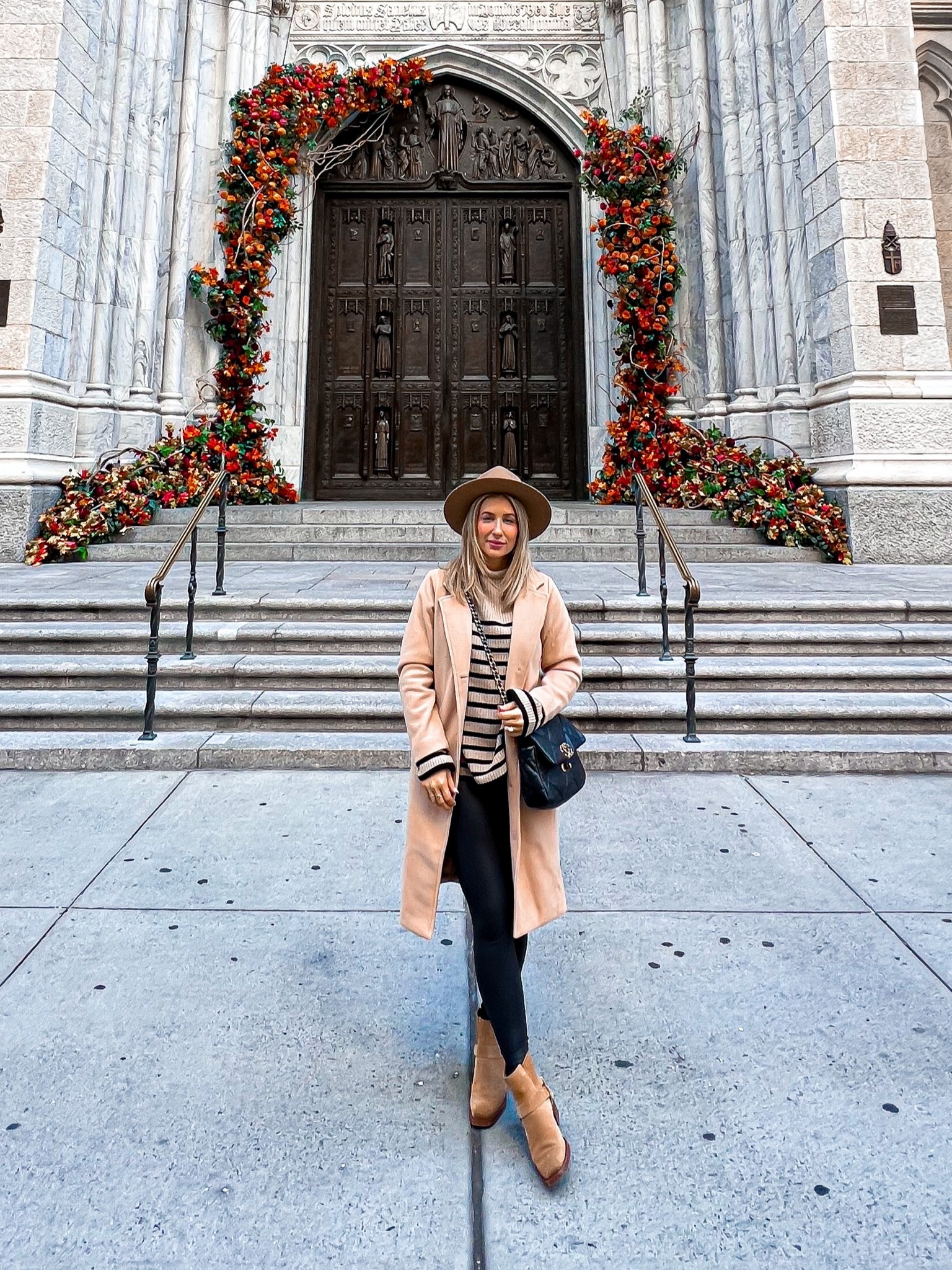 Extra 20% off coat code LAUR20
Tan coat size xs
Faux leather leggings size small
Stripe sweater size M
Lack of color fedora hat size small
Tan booties 50% off Size 7

#fall #outfit #laurabeverlin #pinklily #nordstrom #amazon 

#LTKsalealert #LTKunder50 #LTKSeasonal