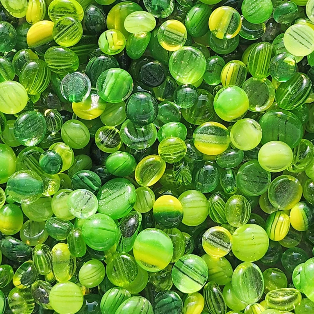 Coe 96 Glass Dots: Greenies 1 Oz Murrini, Murrine, Millefiori, Vitrigraph Cane, Glass Balls MINZA... | Etsy (US)