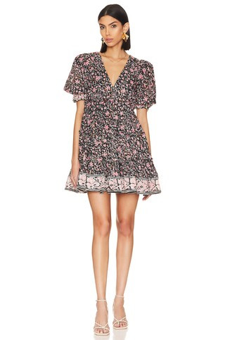 Cleobella Lauren Mini Dress in Fan Print from Revolve.com | Revolve Clothing (Global)