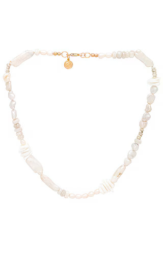 Midsummer Solstice Pearl Necklace in Gold | Revolve Clothing (Global)