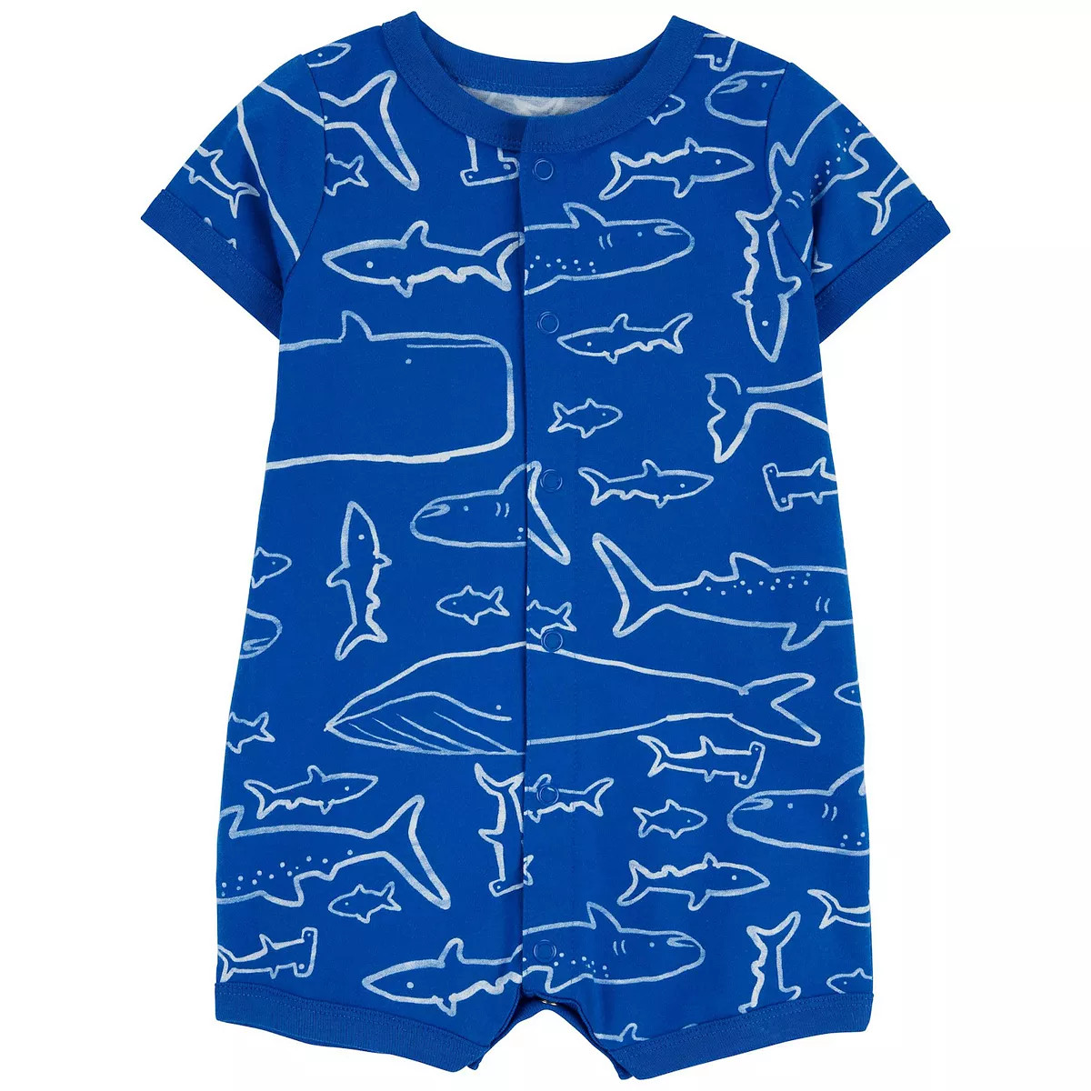 Baby Boy Carter's Whale Snap-Up Romper | Kohl's