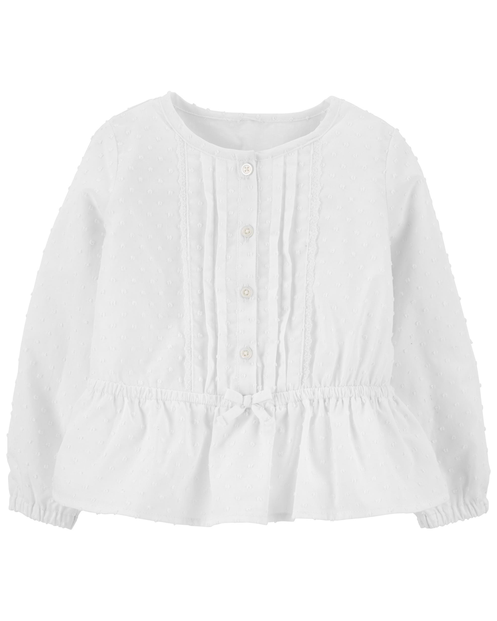 Clip Dot Peplum Top | Carter's