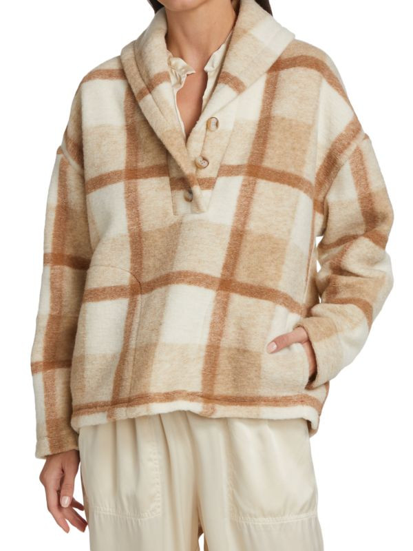 Karsyn Plaid Sweatshirt | Saks Fifth Avenue OFF 5TH