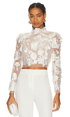 ELLIATT Elia Top in Ivory & Nude from Revolve.com | Revolve Clothing (Global)