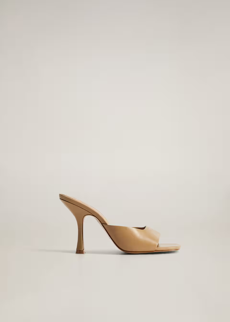 Heel leather mules | MANGO (US)