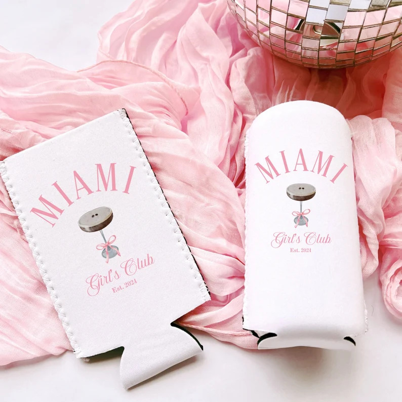 Custom Bachelorette Coozies, Espresso Martini Party Coozies, Tini Time Gift, Bow Bachelorette, Cu... | Etsy (US)