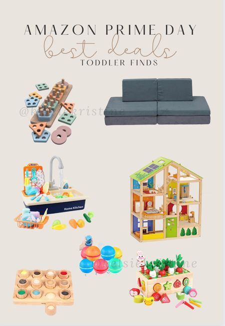 Amazon prime day deals for toddler - some of these are on lightning deal so limited time! Grab them while you can! Toddler toys / playroom toys 

#LTKxPrimeDay