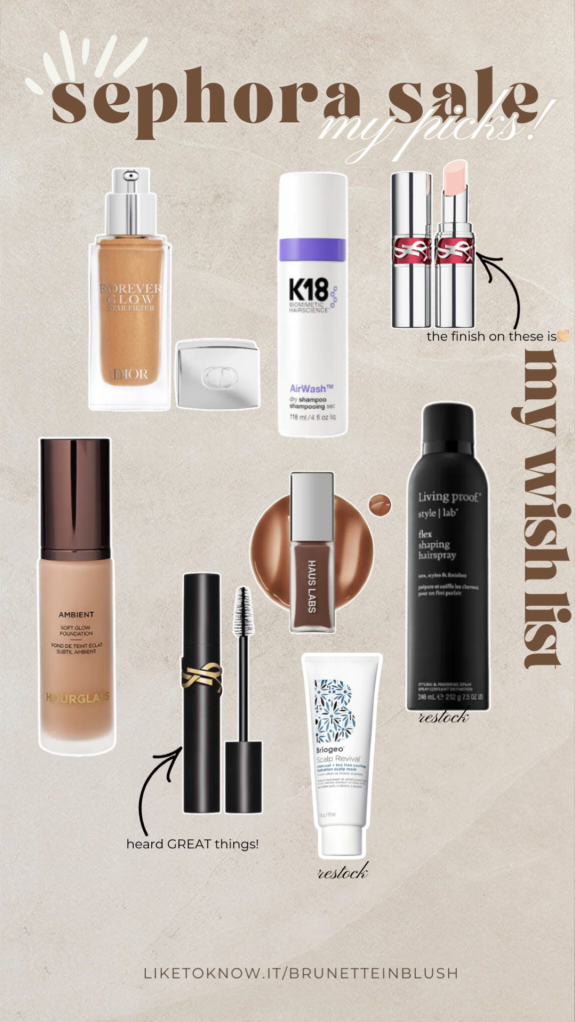 What’s on my list for the Sephora sale!


#LTKxSephora