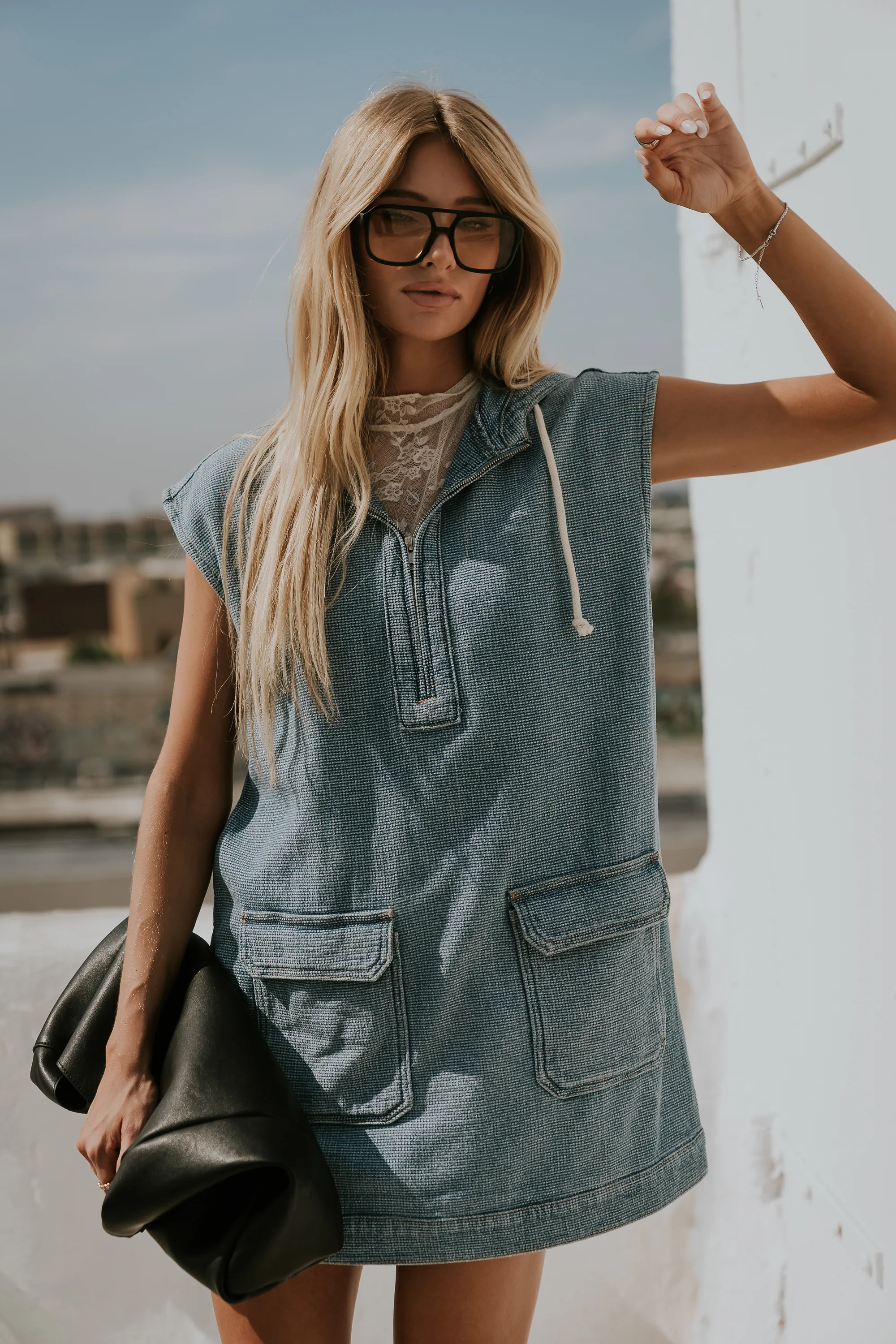 Posie Denim Mini Dress | Böhme US