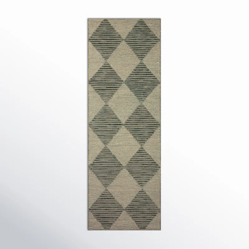 Francis Performance Hand Tufted Wool Geometric Rug | Wayfair North America