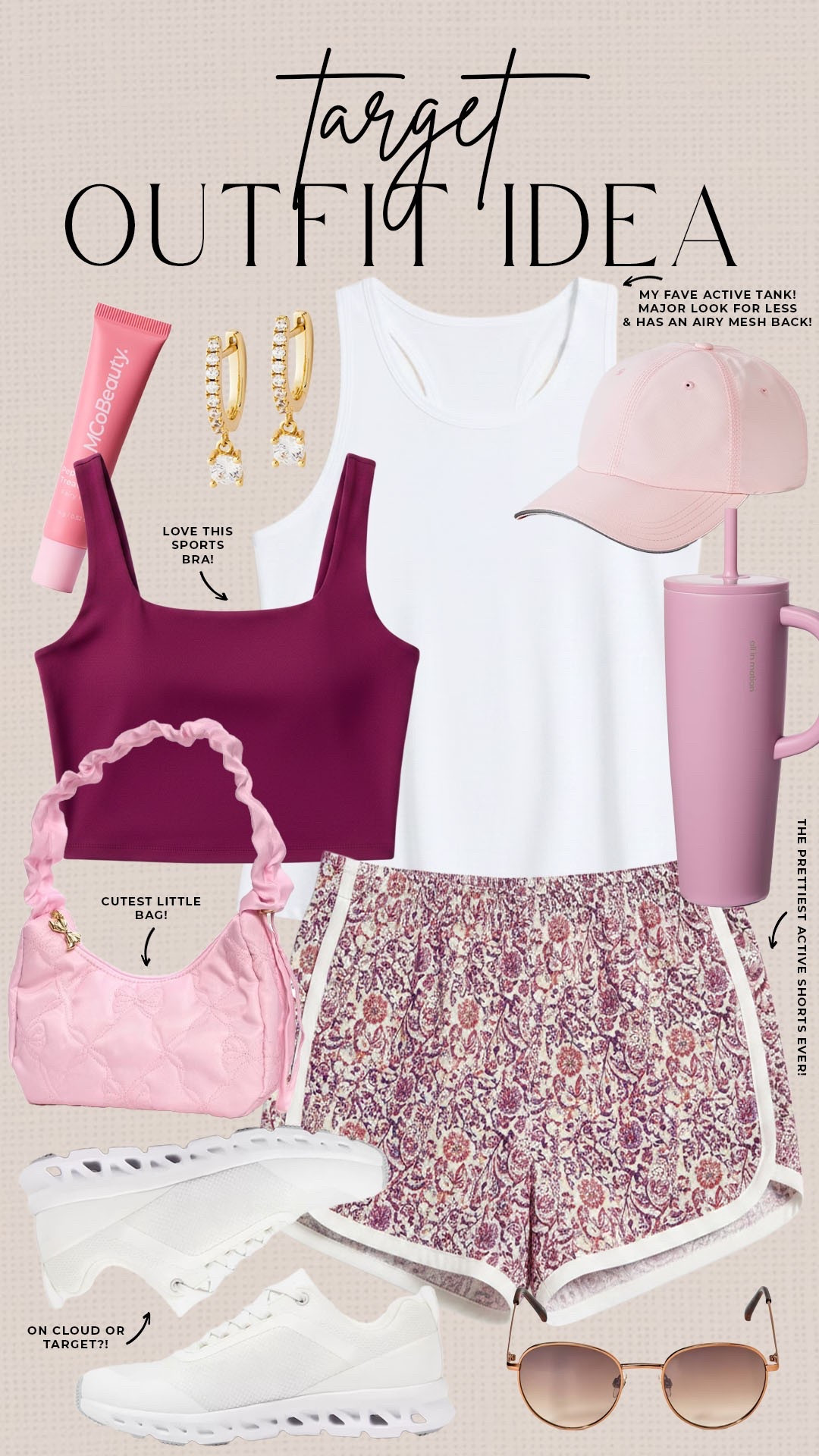 Colorful summer active outfit from Target! 

#targetfinds

Target finds. Target active outfit. Target active shorts. Target x loveshackfancy. Target on cloud inspired sneakers.

#LTKootd #LTKSeasonal #LTKActive