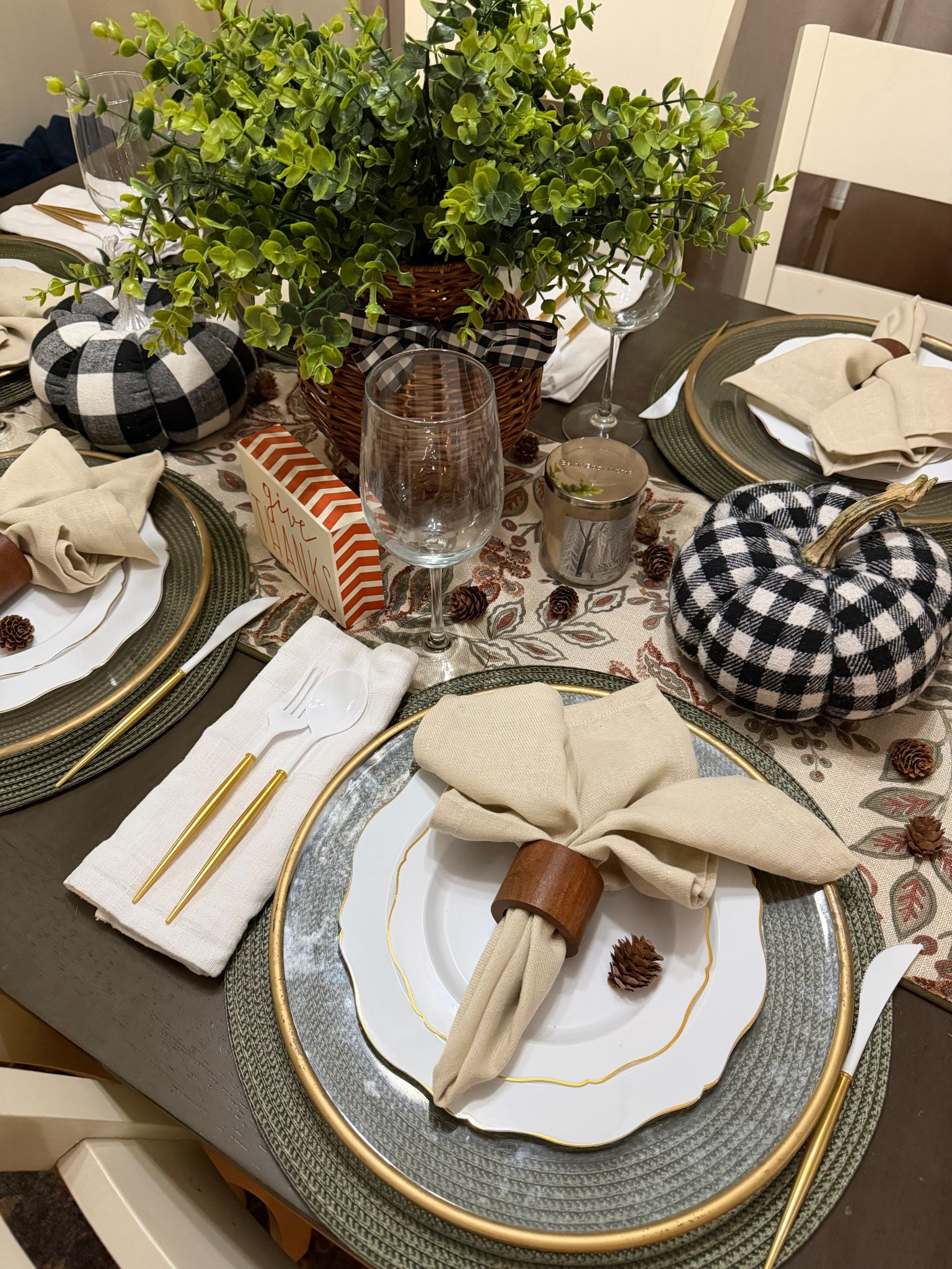 My Thanksgiving tablescape 

#LTKHome #LTKHoliday