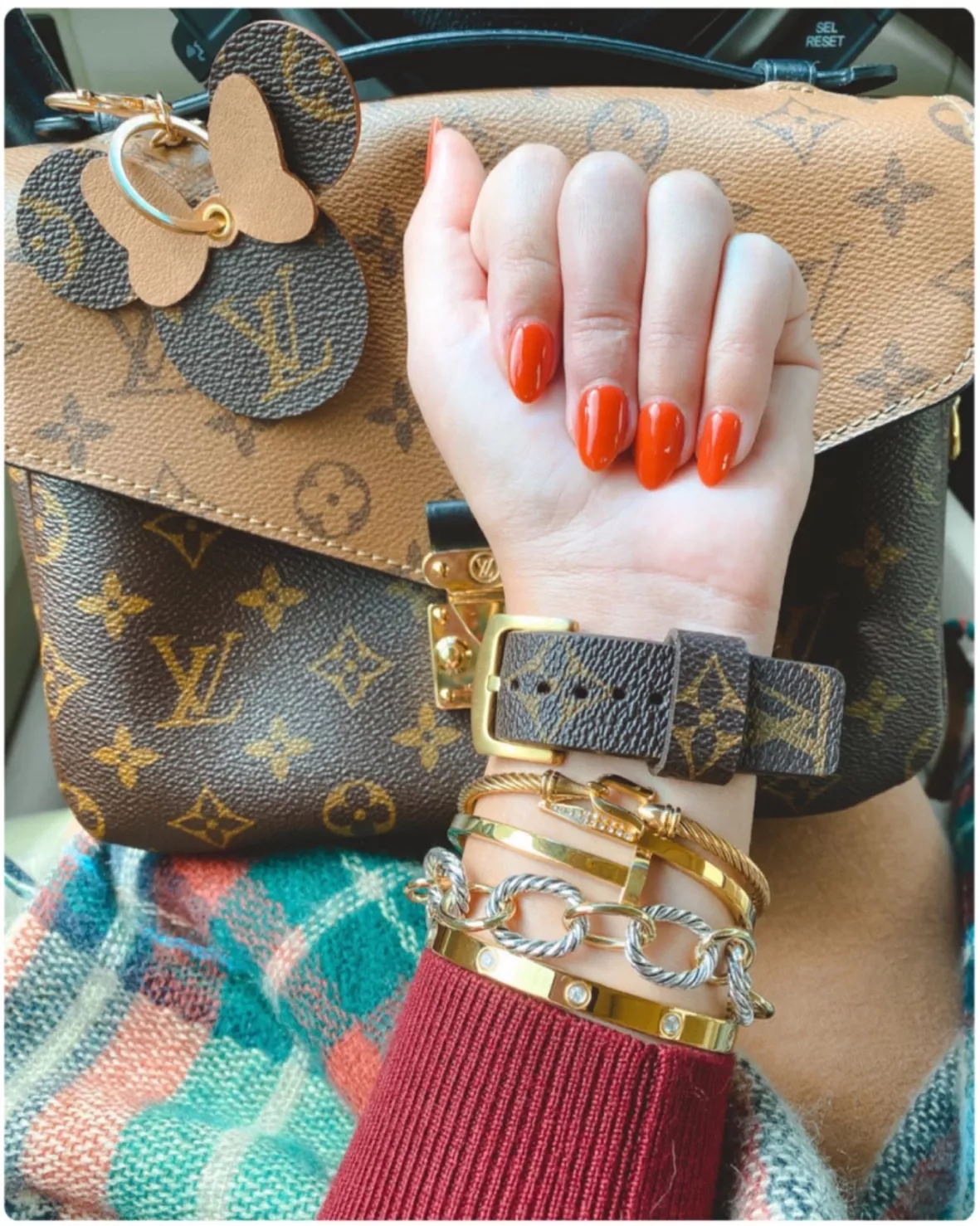 Jewelry, Louis Vuitton Upcycled Bracelet