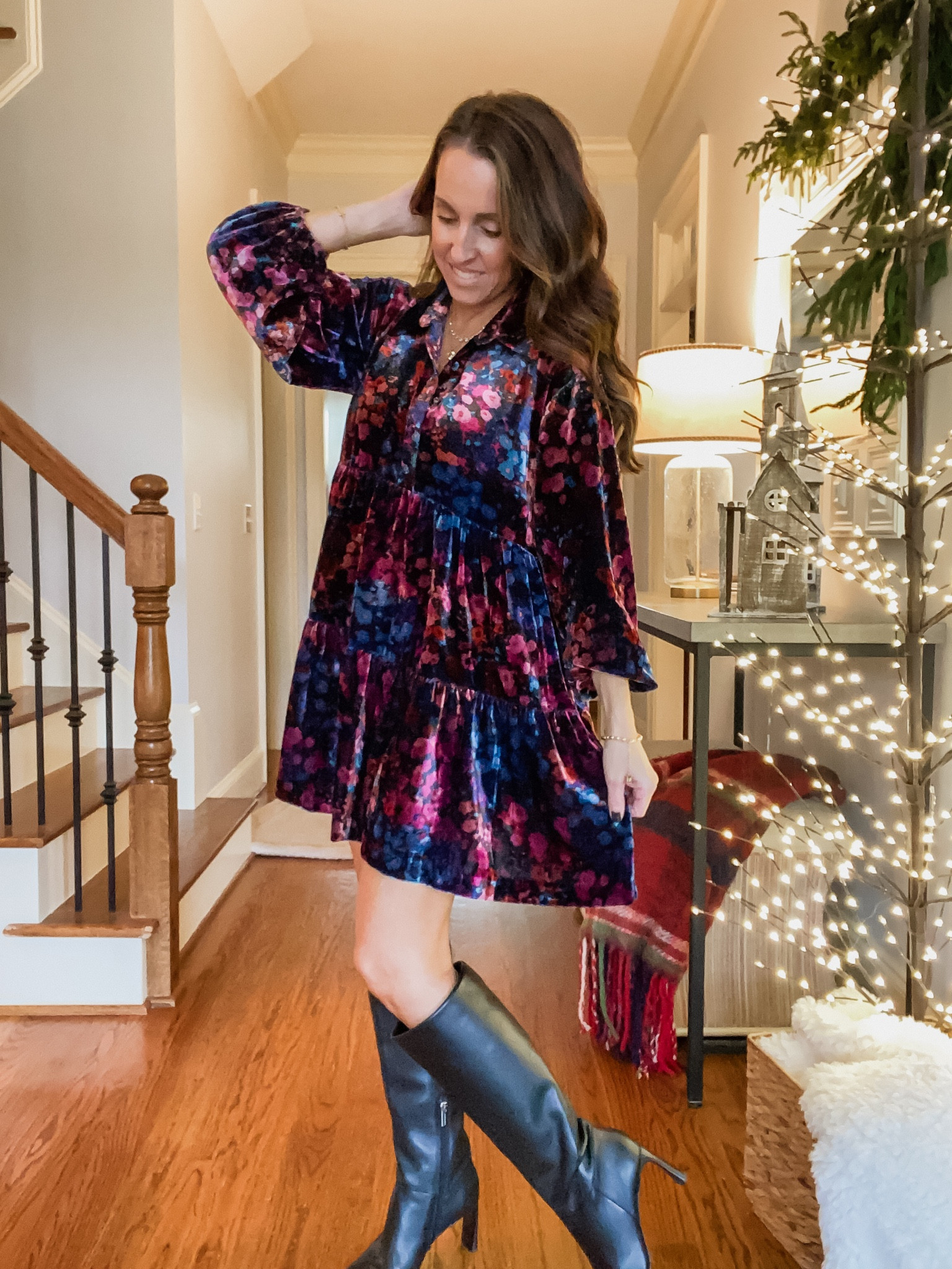 Anthropologie velvet dresses. 
Use code: TWOPEAS30 for 30% off
Size XS petite

@anthropologie #AnthroPartner