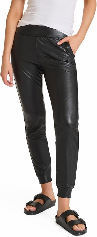 commando Women's Faux Leather Joggers | Amazon (US)