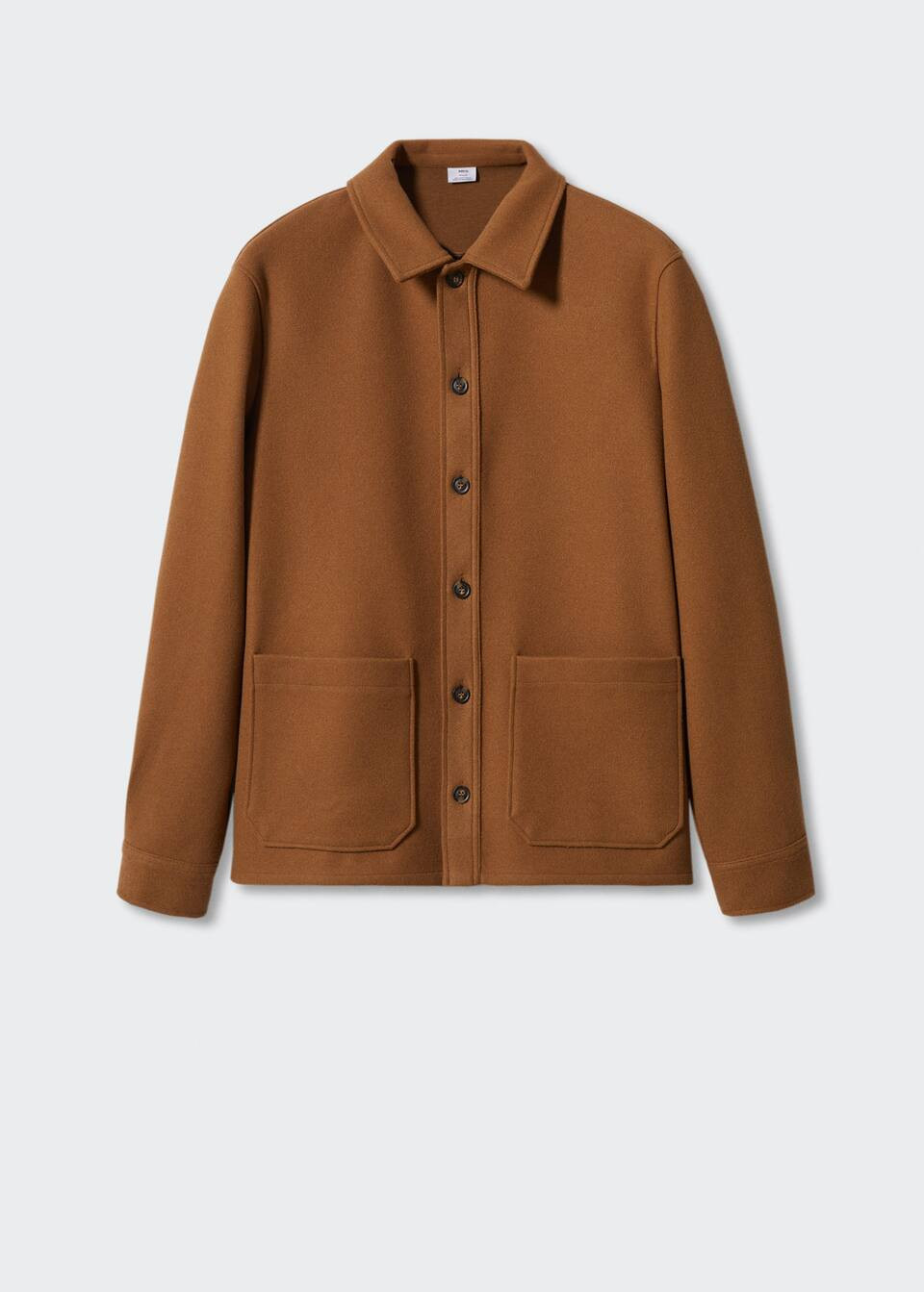 Textured overshirt with pockets -  Men | Mango Man United Kingdom | MANGO (UK)