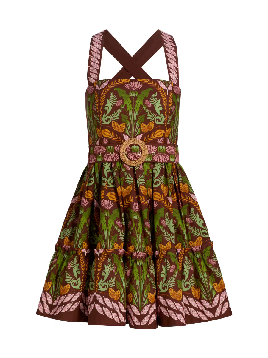 Julietta Printed Cotton Minidress | Saks Fifth Avenue