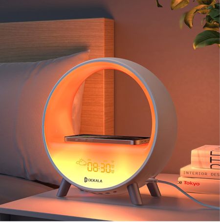 Amazon find Dekala Arches Sunrise Alarm Clock with 15W Fast Wireless Charging, White Noise Sound Machine Smart Ambient Lamp Gradual Sunrise App & Touch Control Updated Smart Version

#LTKU #LTKHome