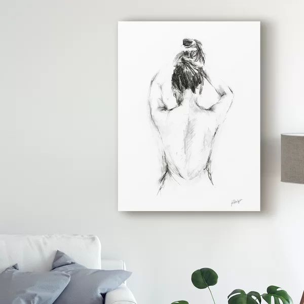 Back Study I by Ethan Harper - Painting on Canvas | Wayfair North America